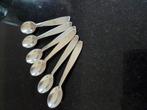 6 mooie verzilverde espresso lepeltjes, Antiek en Kunst, Antiek | Bestek, Ophalen of Verzenden