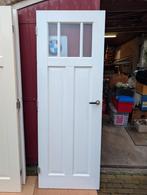 Binnendeur met bovenlicht met scharnieren, Ophalen, Gebruikt, 80 tot 100 cm, Binnendeur