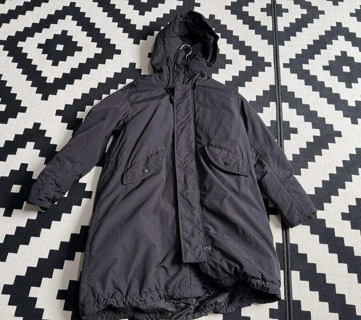 G-Star zwart FISHTAIL PARKA MET CAPUCHON/ ZGAN / L / XL, Kleding | Dames, Jassen | Winter, Zo goed als nieuw, Maat 46/48 (XL) of groter