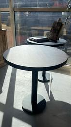 Horeca tafel walnoot 70 cm rond, Ophalen, Kunststof, 50 tot 100 cm, Rond