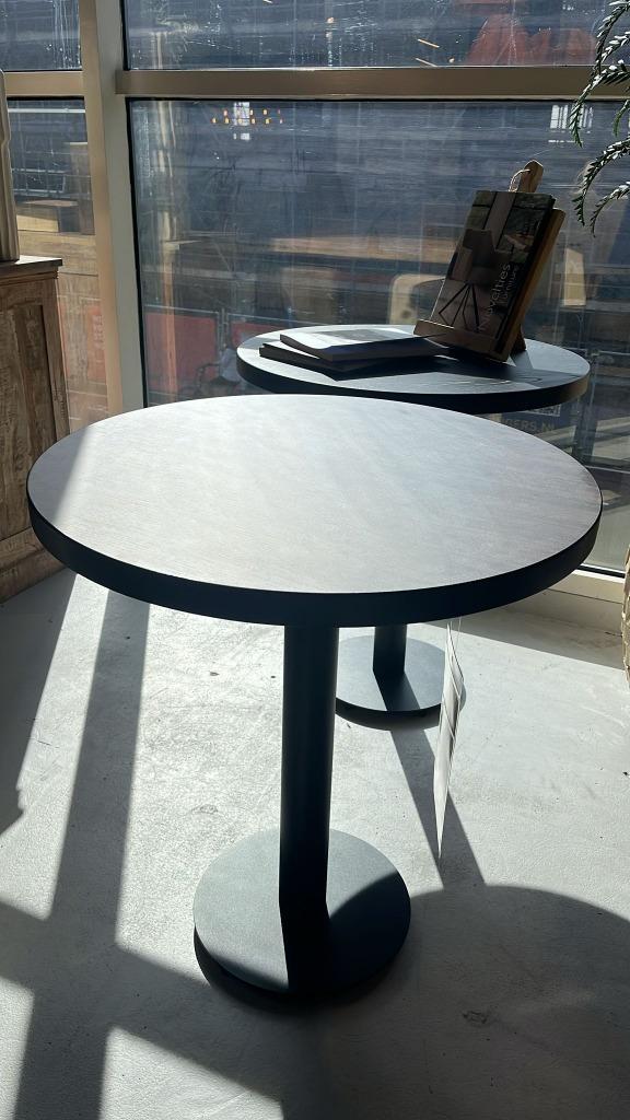 Horeca tafel walnoot 70 cm rond, Huis en Inrichting, Tafels | Eettafels, Nieuw, 50 tot 100 cm, 50 tot 100 cm, tot twee personen