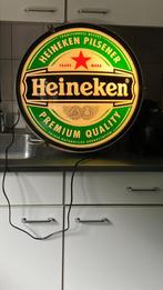 Enkelzijdig Heineken lichtreclame, Verzamelen, Biermerken, Ophalen, Gebruikt, Overige typen, Heineken