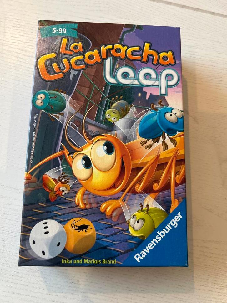 La Cucaracha Loop - Leuk familiespel!, Hobby en Vrije tijd, Gezelschapsspellen | Bordspellen, Zo goed als nieuw, Een of twee spelers