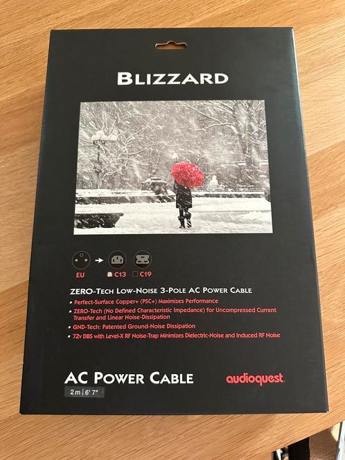 Audioquest Blizzard 2m, nieuwste uitvoering, Audio, Tv en Foto, Audiokabels en Televisiekabels, Zo goed als nieuw, Luidsprekerkabel