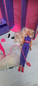 Barbie met hond in box., Gebruikt, Ophalen, Barbie