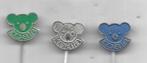3 KOALA BEREN STRIP SPELDEN, Verzamelen, Ophalen of Verzenden, Gebruikt, Overige onderwerpen, Speldje of Pin