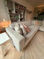 Lounge bank grijs zithoek, Ophalen, Gebruikt, Stof, Modern scandinavisch