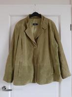 Promiss groene suède jas/blazer maat 54, Promiss, Ophalen of Verzenden, Zo goed als nieuw, Jasje of Colbert