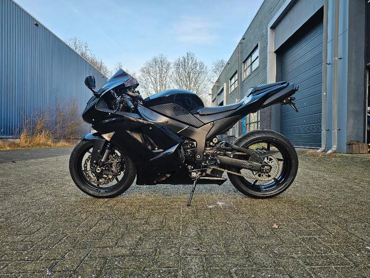 kawasaki ZX6R 2007 Ninja Black edition, Motoren, Motoren | Kawasaki, Bedrijf, Sport, meer dan 35 kW, 4 cilinders, LED Verlichting