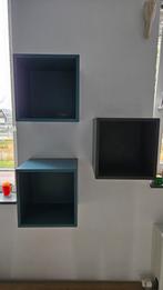 Muurkubussen - Set van 3van Ikea, Huis en Inrichting, Woonaccessoires | Wandplanken en Boekenplanken, Ophalen of Verzenden, Zo goed als nieuw