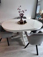 IKEA uitschuifbare eettafel, Huis en Inrichting, Tafels | Eettafels, Ophalen, Kunststof, Gebruikt, 100 tot 150 cm