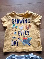 2 t-shirts maat 56, ongedragen, Ophalen of Verzenden, Zo goed als nieuw, Jongetje of Meisje, Shirtje of Longsleeve