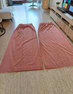 Velours oud roze gordijnen (hema), Overige kleuren, 200 cm of meer, Velours, Ophalen of Verzenden