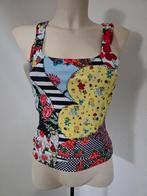 Moschino Kleurrijke Top, Maat 38/40 (M), Nieuw, Zonder mouw, Moschino