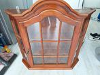 Vintage vitrinekastje, Huis en Inrichting, Kasten | Vitrinekasten, Ophalen, Met deur(en), 50 tot 100 cm, Zo goed als nieuw