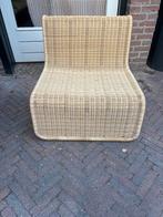 Rieten Loungestoel Zuiver, Huis en Inrichting, Stoelen, Gebruikt, Overige kleuren, Riet of Rotan, Ophalen of Verzenden