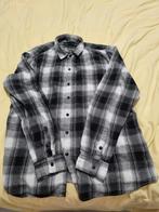 Geruit heren overhemd - Maat XL, Kleding | Heren, Overhemden, Ophalen of Verzenden, Gedragen, Zwart, Halswijdte 43/44 (XL)
