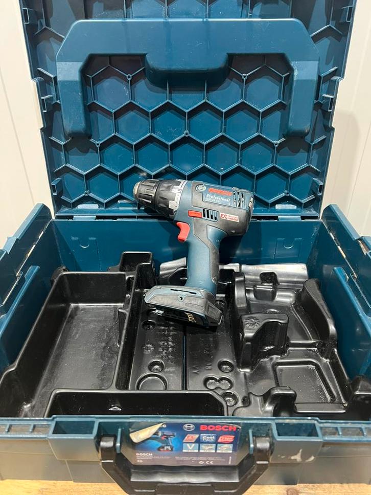 Bosch GSR 18V-EC Professional Boor-/Schroefmachine, Doe-het-zelf en Verbouw, Gereedschap | Boormachines, Zo goed als nieuw, Boor- en Schroefmachine