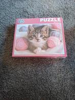 Nieuw legpuzzel Poes & Roze bollen Wol, Ophalen of Verzenden, 500 t/m 1500 stukjes, Nieuw, Legpuzzel