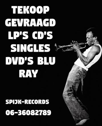 Tekoop gevraagd Jazz lp's cd's Singles dvd's blu Ray vinyl  beschikbaar voor biedingen