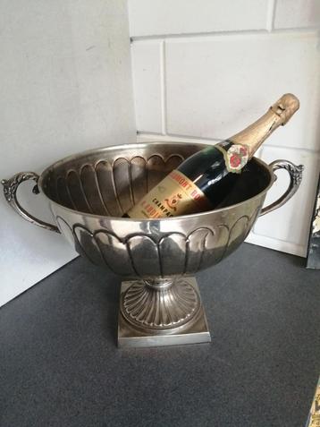 PRACHTIGE OUDE CHAMPAGNE KOELER INCL. OUDE FLES CHAMPAGNE  beschikbaar voor biedingen