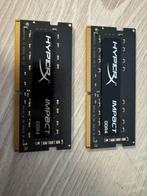 16Gb kit 2x 8Gbyte ram pc3 2666 Mhz 12800 204 pind so-dimm, Computers en Software, RAM geheugen, 16Gb kit 2x 8Gbyte ram pc3 12800 204 pind so-dimm