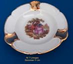 Limoges Porseleinen Asbak Romantische Scène, Ophalen of Verzenden, Porselein