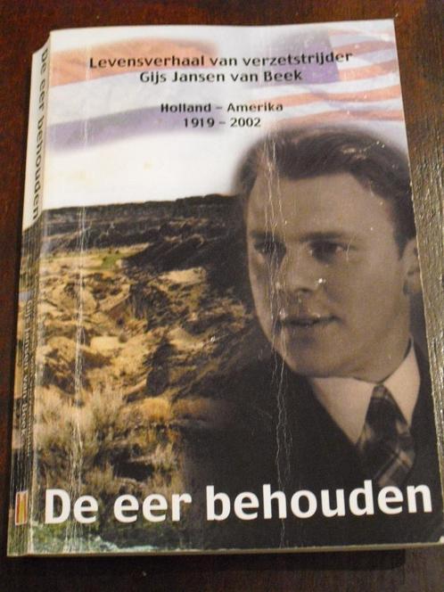 de eer behouden verzetsstrijder gijs jansen verbeek, Boeken, Oorlog en Militair, Gelezen, Ophalen of Verzenden