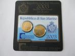 Mini set San Marino 2003 bu, Postzegels en Munten, Munten | Europa | Euromunten, Verzenden, San Marino, Overige waardes, Setje