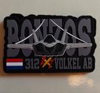312 Squadron Bonzos Patch Luchtmacht, Ophalen of Verzenden, Luchtmacht, Nederland, Embleem of Badge
