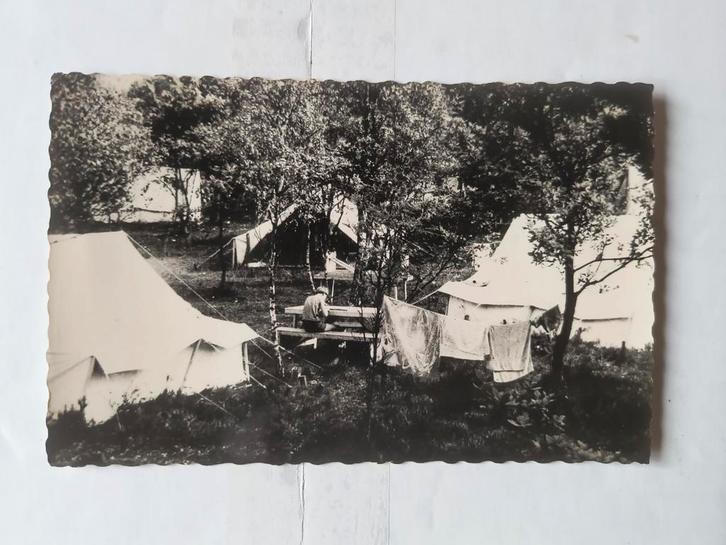 K.N.G.V. Kamp Ansichtkaart Camping 1961, Verzamelen, Ansichtkaarten | Nederland, 1960 tot 1980, Ophalen of Verzenden