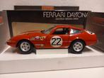 Ferrari 365 GTB DAYTONA #22 ROOD Giodi metal 1:18 KRD, Hobby en Vrije tijd, Modelauto's | 1:18, Ophalen of Verzenden, Zo goed als nieuw