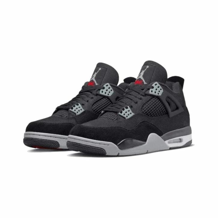 Jordan 4 Retro SE Black Canvas maat 45, Kleding | Heren, Schoenen, Nieuw, Sneakers of Gympen, Zwart, Ophalen of Verzenden