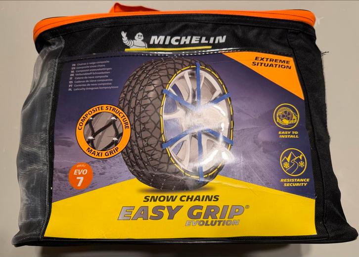 Sneeuwkettingen Michelin Easy Grip Evo 7 Sneeuwkettingen, Auto diversen, Sneeuwkettingen, Nieuw, Ophalen of Verzenden