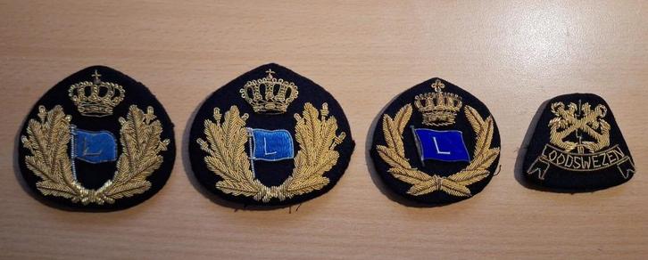Petemblemen Loodswezen, Verzamelen, Militaria | Algemeen, Marine, Embleem of Badge, Nederland, Ophalen of Verzenden