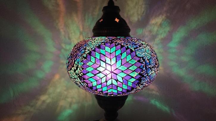 Diverse Oosters Arabisch Marrakech hanglamp lamp glasmozaiek, Huis en Inrichting, Lampen | Hanglampen, Nieuw, 50 tot 75 cm, Glas