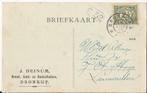 DRONRIJP 1916 J. DEINUM Brood- koek- Banketbakker, Verzamelen, Ansichtkaarten | Nederland, Verzenden, Voor 1920, Gelopen, Friesland