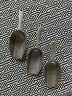 Zilver kleur schep schepjes lepeltjes zoutschep meelschep, Ophalen of Verzenden