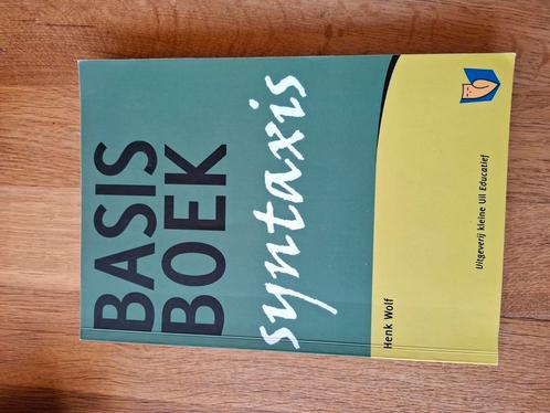 Henk Wolf - Basisboek syntaxis, Boeken, Overige Boeken, Zo goed als nieuw, Ophalen of Verzenden