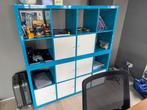 Unieke turquoise IKEA KALLAX / EXPEDIT vakjeskast, Huis en Inrichting, Ophalen, 25 tot 50 cm, Minder dan 150 cm, Minder dan 100 cm