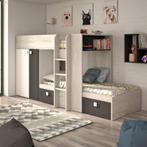 Maxim Multifunctioneel Stapelbed - 90x200 - Antraciet, Ophalen of Verzenden, Nieuw