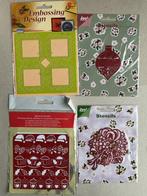 Setje 4 diverse mallen, Hobby en Vrije tijd, Ophalen of Verzenden, Nieuw, Overige thema's, Pons of Mal