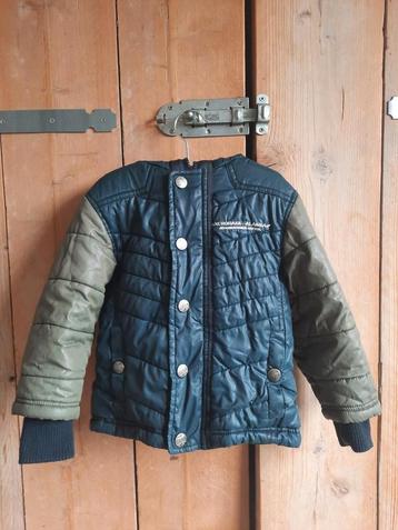 Oiboi Warme Winterjas Donkerblauw en Groen Maat 92 98-104 beschikbaar voor biedingen