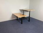 Bench zit/sta bureau Gispen (elektrisch), 160 x 170 cm., Ophalen, Elektrisch, Gebruikt, Stabureau