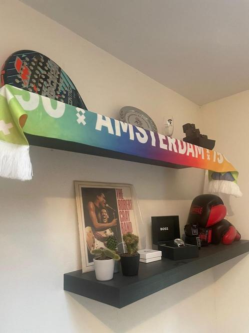 LACK Wandplanken (zwart), Huis en Inrichting, Woonaccessoires | Wandplanken en Boekenplanken, Zo goed als nieuw, Ophalen