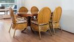 Eettafel met 6 stoelen, 50 tot 100 cm, 150 tot 200 cm, Gebruikt, Ophalen of Verzenden