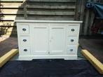 Dressoir, Gebruikt, 100 tot 150 cm, Teakhout, Ophalen of Verzenden