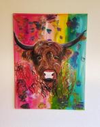 Schilderij SCHOTSE HOOGLANDERJONG 60x80 nu 95e, Ophalen, Schilderij