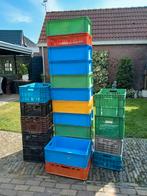 Stapel kratten totaal 22 stuks €5 pst, Ophalen of Verzenden, Gebruikt, Krat, Minder dan 35 cm