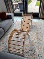 Houten klimrek en klimboog met glijbaan, Ophalen, Zo goed als nieuw, Overige typen